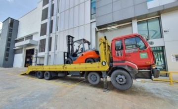 Forklift Freight Transport